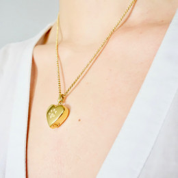 Relicario Collar tu huella en mi Corazón - Gold Relicario Collar tu huella en mi Corazón - Gold