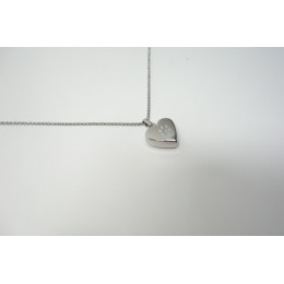 Relicario Collar tu huella en mi Corazón - Silver