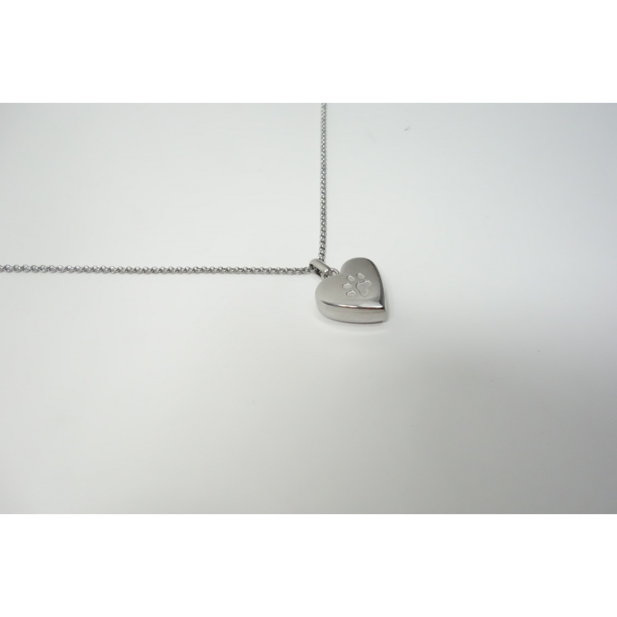 Relicario Collar tu huella en mi Corazón - Silver