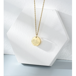 Relicario Flores Silvestres- Gold