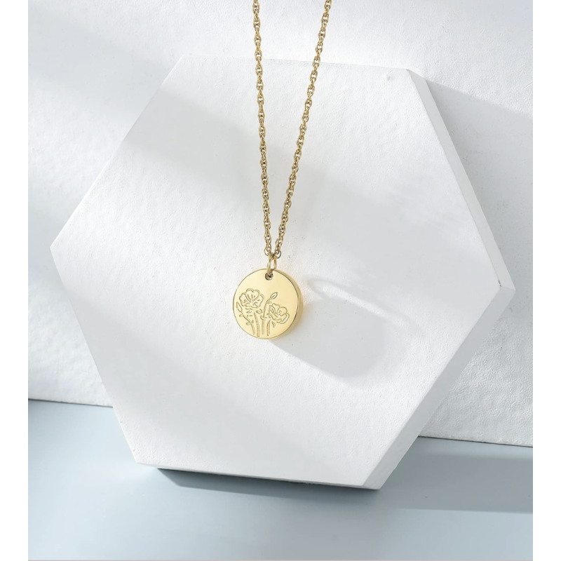 Relicario Flores Silvestres- Gold