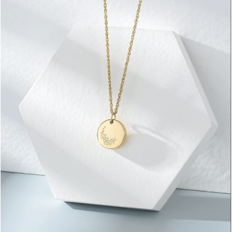 Relicario Flor de Cerezo- Gold