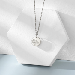 Relicario Flores Silvestres- Silver