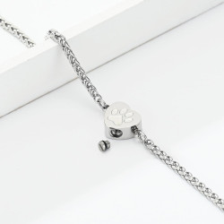 Relicario Pulsera Corazón - Silver