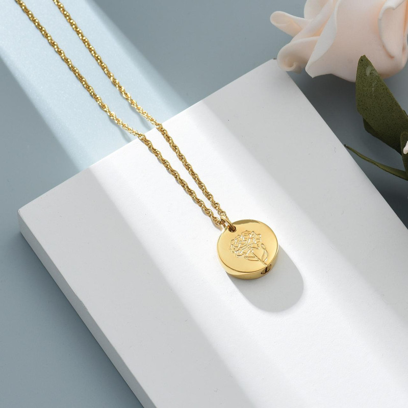 Relicario Camelia- Gold