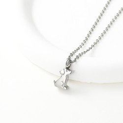 Relicario Perrito Guardián Silver