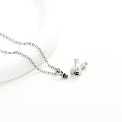 Relicario Perrito Guardián Silver