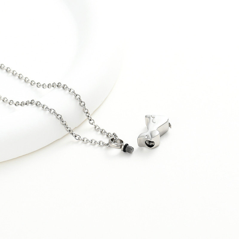 Relicario Perrito Guardián Silver