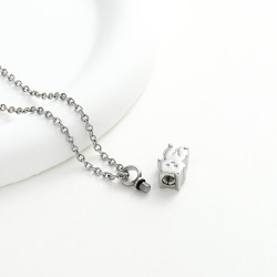 Relicario Gatito Guardián Silver