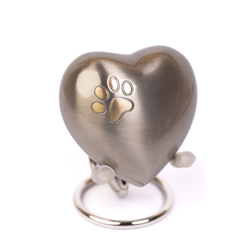 Ánfora Corazón Platino Petite