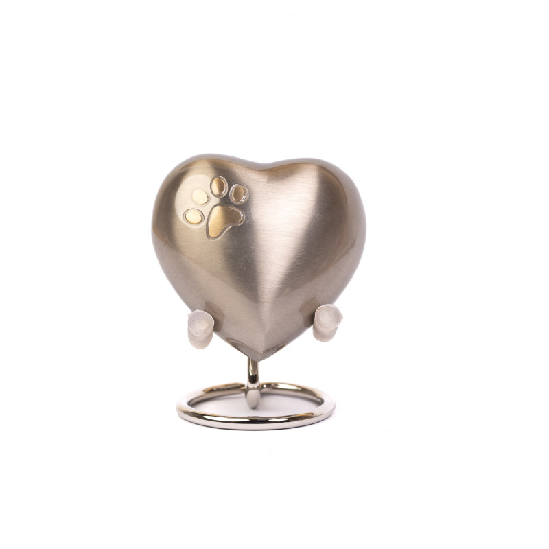 Ánfora Corazón Platino Petite