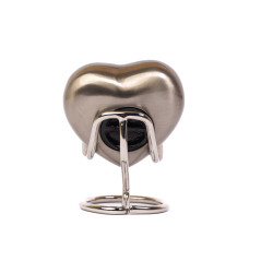 Ánfora Corazón Platino Petite (Hasta 1,5kg)