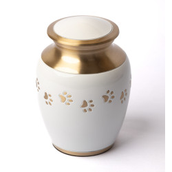 Ánfora Clásica Perla Dorada