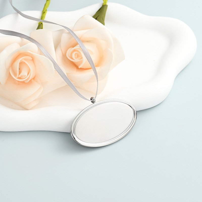 Placa de Cremación Plateada