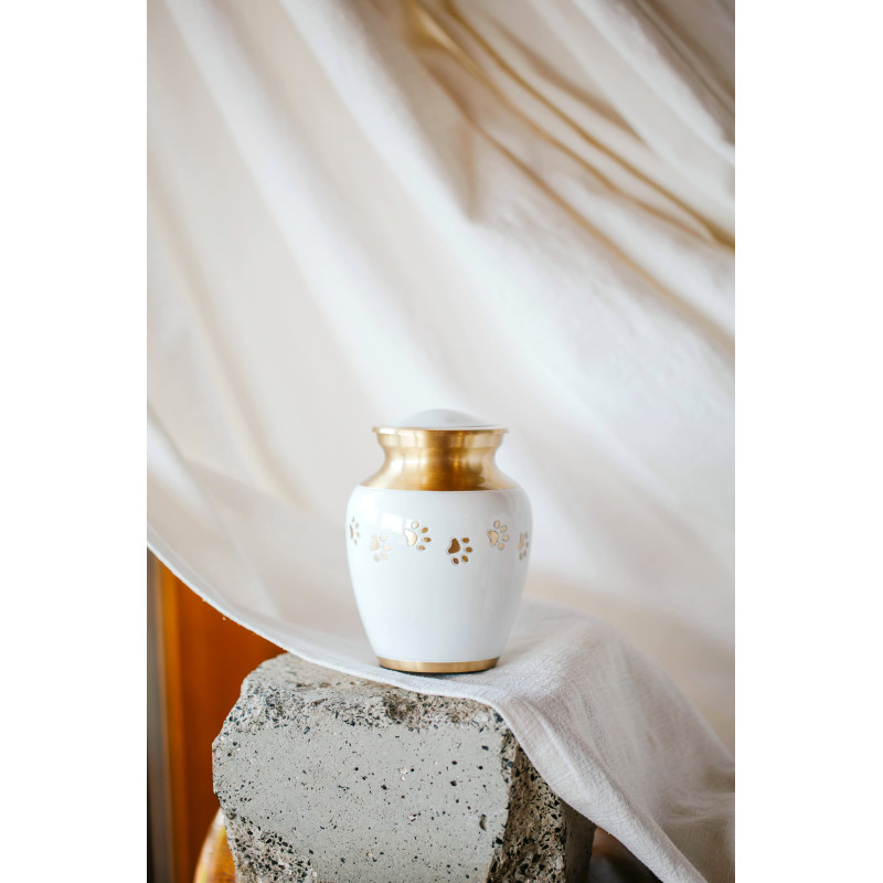 Ánfora Clásica Perla Dorada