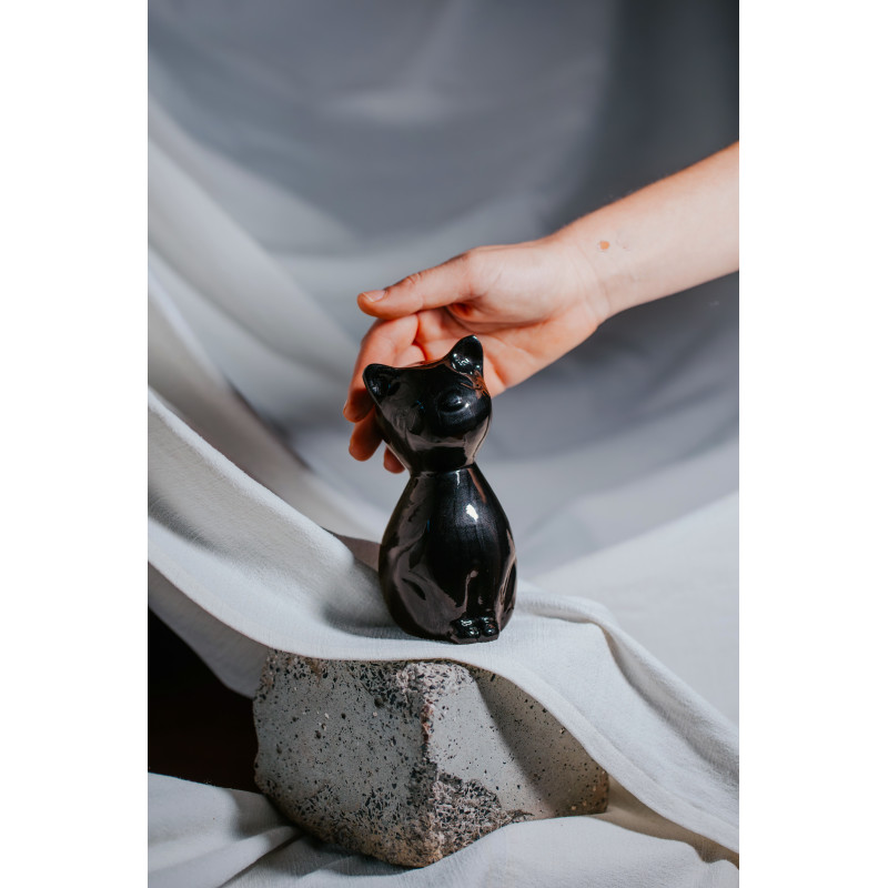 Ánfora Calma Felina Grafito