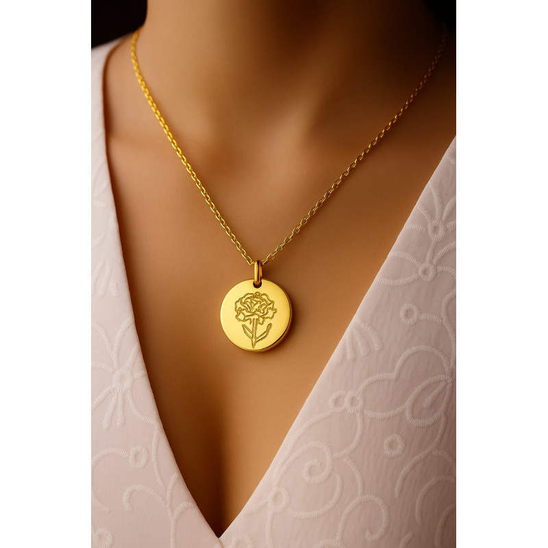 Relicario Camelia- Gold
