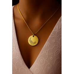 Relicario Flor de Cerezo- Gold