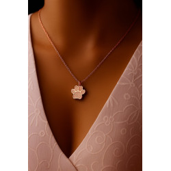 Relicario Colgante Tu Patita - Rose Gold